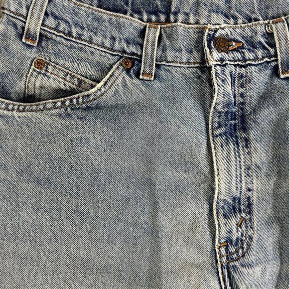 Vintage Levi's Mens' Orange Tab Distressed Light Wash Jeans Size 34x32 - Picture 4 of 12